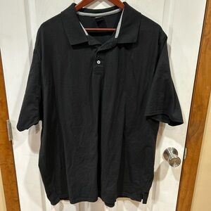 Hanes Black Polo Shirt